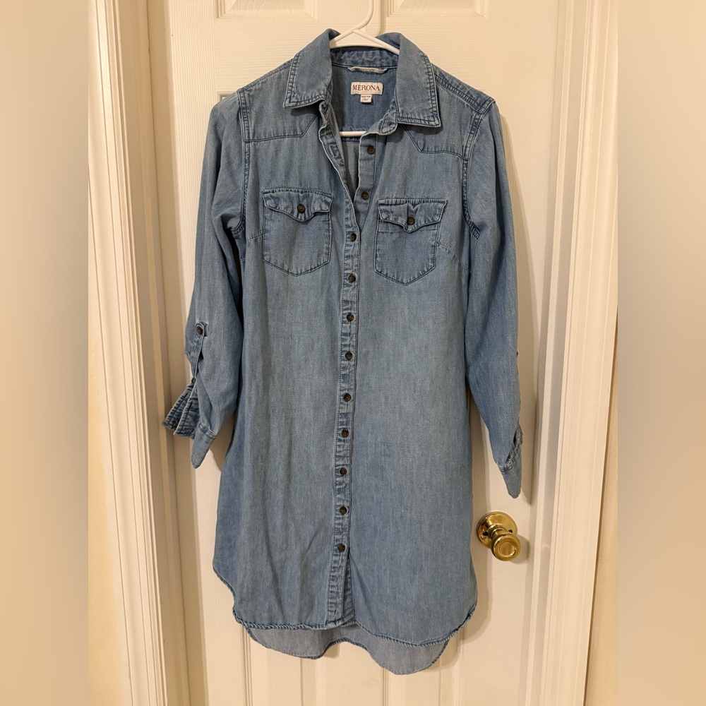 Merona Light Blue Denim Shirt